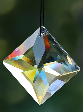 棱形水晶室内阳台婚礼挂件装饰品