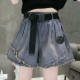 Hot pants ສັ້ນ denim ບາງ summer ກໍາໄລບາງ