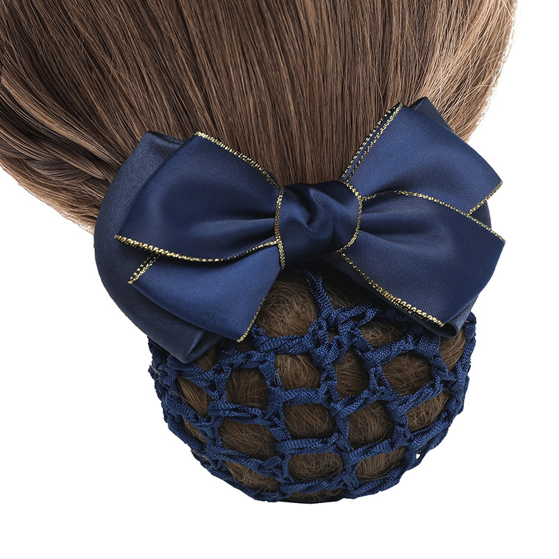 头花女职业盘发酒店空间银行工作韩版护士发网发夹蝴蝶结头饰网兜,淘宝优惠券,粉丝福利购,淘宝优惠卷