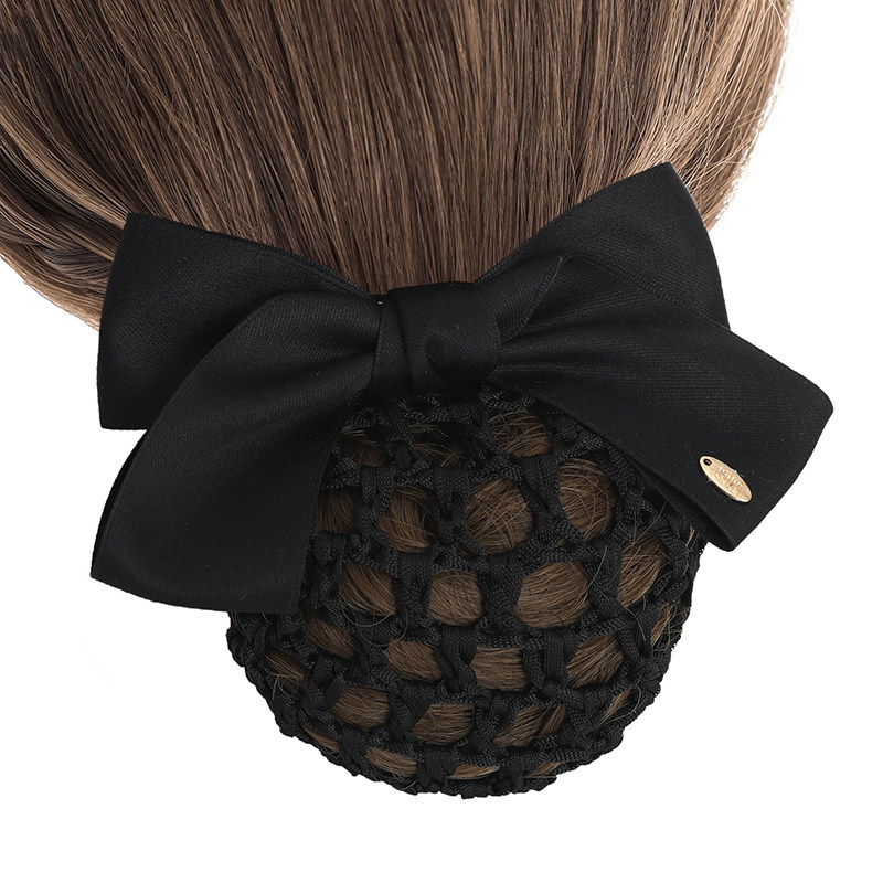 头花女职业盘发酒店空间银行工作韩版护士发网发夹蝴蝶结头饰网兜,淘宝优惠券,粉丝福利购,淘宝优惠卷