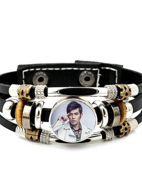 周杰伦手链手绳手环学生男女生手腕首饰礼物明星周边定制时尚个性