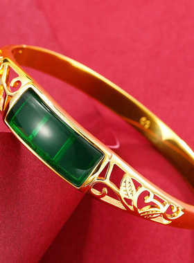 镂空气质越南沙金手镯时尚