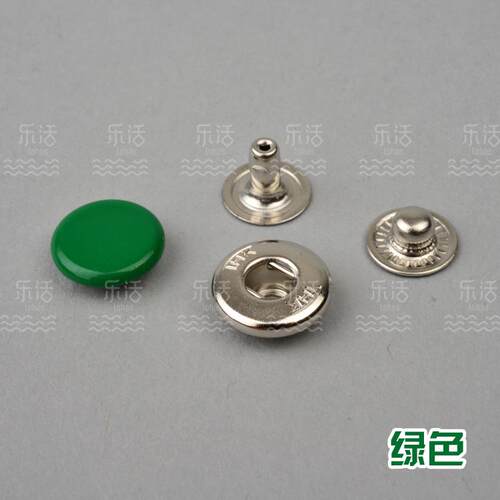 日本THK四合扣彩色S弹簧四合扣 12.5mm 五金辅料 按扣二十套 - 图0