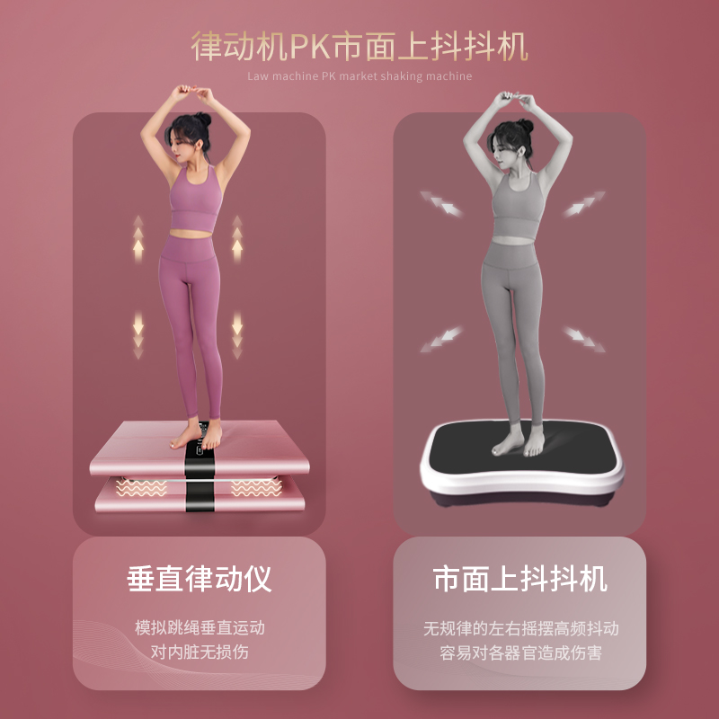 施耐德泽谦专卖店施耐德垂直律动甩脂机减肥神器全身家用瘦肚子懒人瘦身器材抖抖机2