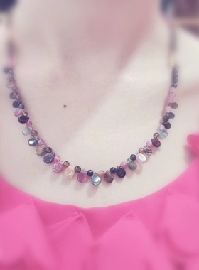 碧玺手链项链亚润珍珠