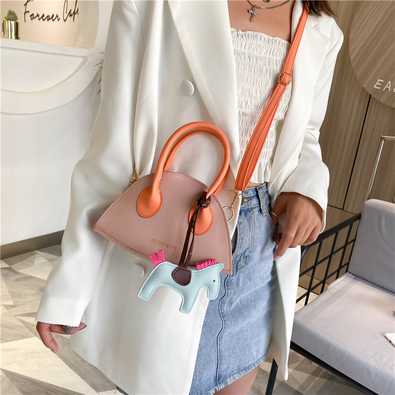 女2020新款潮撞色今年流行的小包包 圣茵娜女士包袋