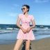 Bộ đồ bơi nữ che bụng Agliondy mỏng manh bảo thủ Hàn Quốc 2019 mới cổ tích fan hâm mộ váy bơi một mảnh - Bộ đồ bơi One Piece Bộ đồ bơi One Piece