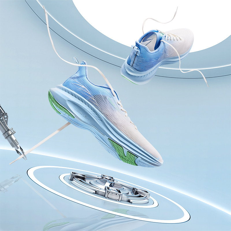 飞鱼2 361男鞋夏款透气运动鞋新款q弹鞋子减震跑鞋网面透气跑步鞋