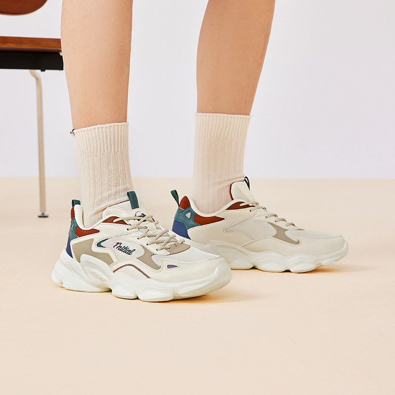 361度云朵鞋男鞋秋冬新款运动鞋百搭复古休闲鞋子轻便老爹鞋男款