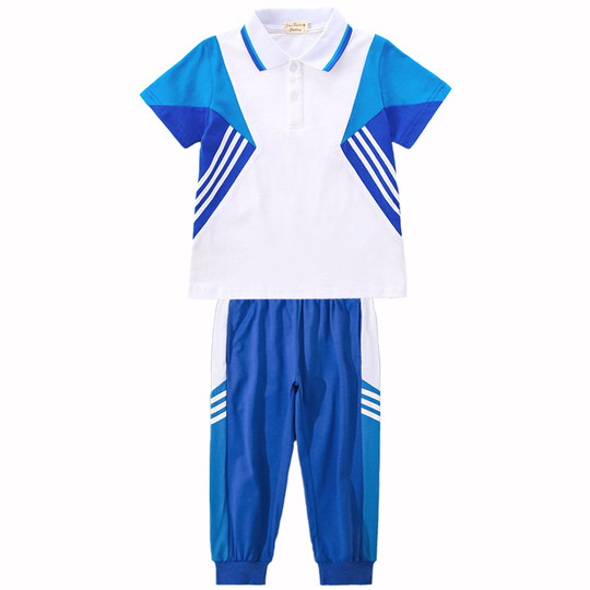 小学生夏季校服短袖幼儿园园服夏装儿童班服春秋款秋季三件套定制