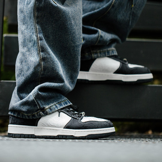 Шелковые туфли для скейтбординга MRA пара панда