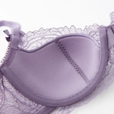 Демисезонное сексуальное кружевное нижнее белье, ультратонкий сиреневый тонкий бюстгалтер