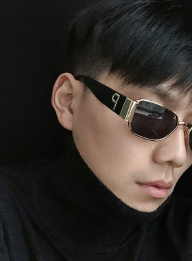 防紫外方形个性复古男遮阳太阳镜