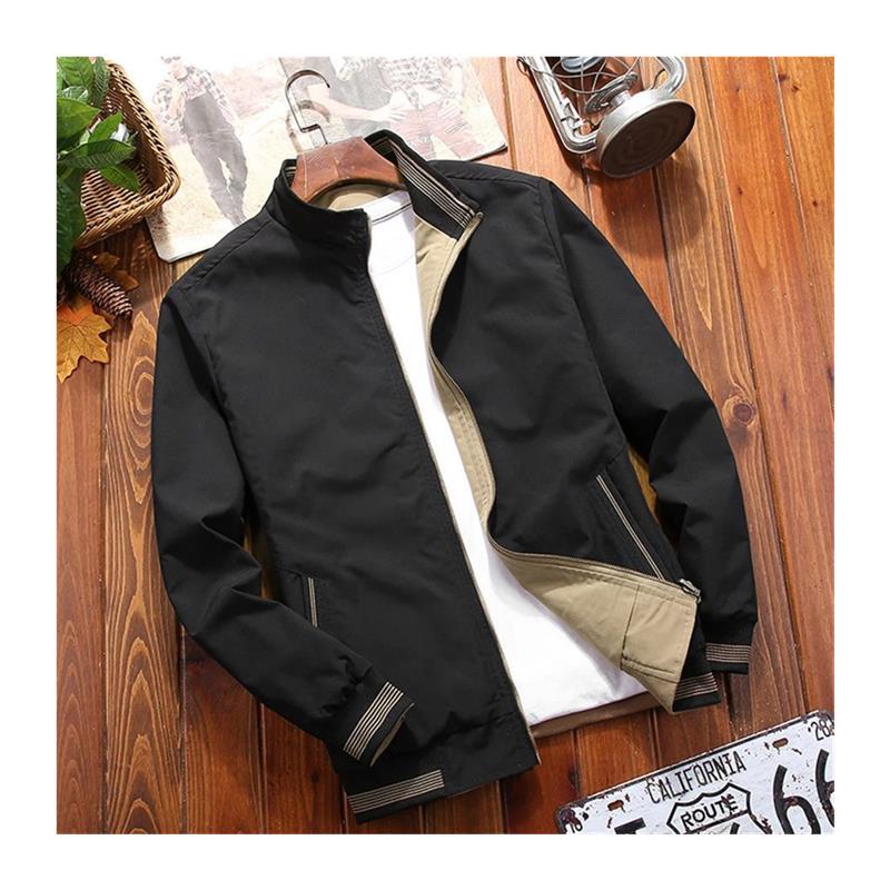 Varsity Jacket Men Windbreaker Double-sided Wear Jackets Men - 图3