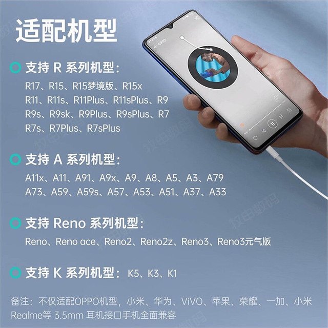 Oppo headphones original wired high-sounding half-in-ear Oppo headphones original wired high-sounding half-in-ear