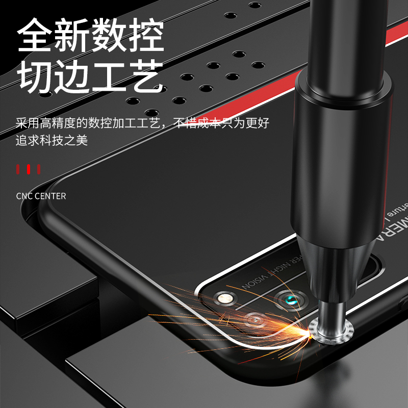 Huawei Honor x10max metal matte protective case