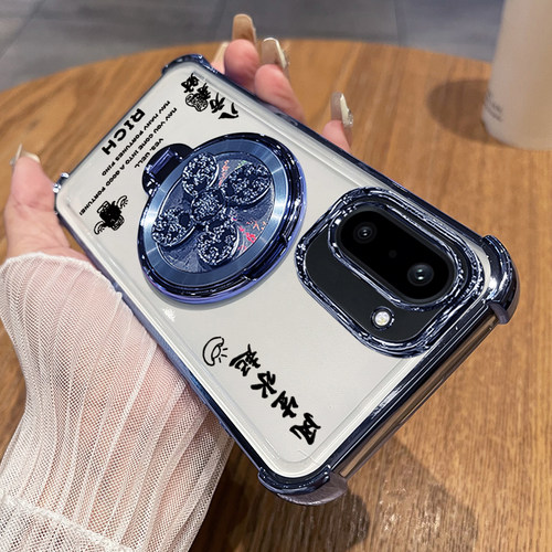 适用一加ace6T手机壳1加aec6T保护硅胶套PLR110带镜头膜全包气囊防摔软透明oneplus支架oppo男女新款高级感十 - 图1