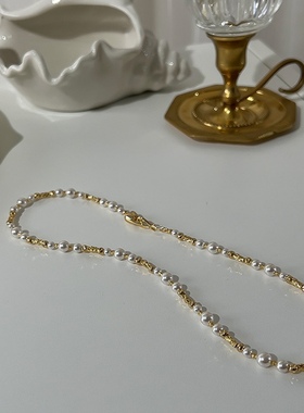 Vivi晏池|星光熠熠·施家珍珠切花项链新轻奢气质小众高级感配饰