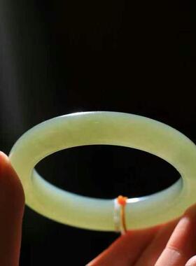 天然和田玉晴水手镯女款