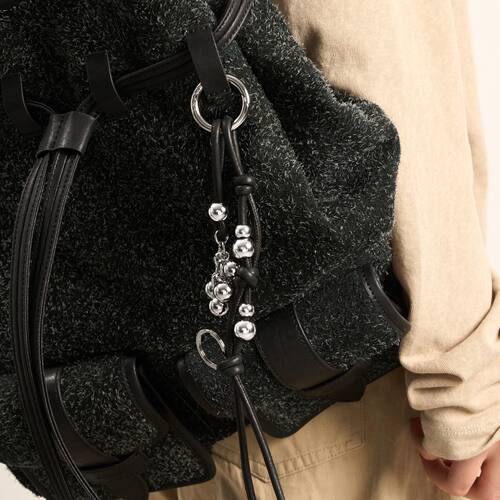 INJOYLIFE包包挂饰 银珠坠包挂 葡萄创意金属质感diy情侣挂件 - 图3