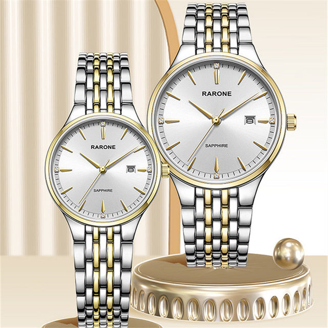 Renault simple casual couple waterproof watch calendar