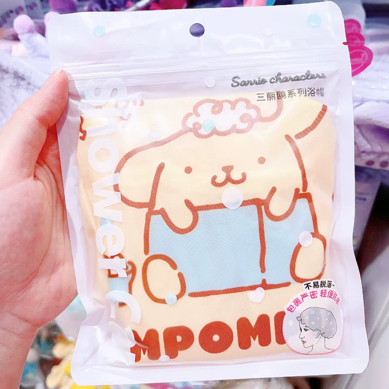 [MINISO 名创优品 三丽鸥 浴帽 玉桂狗 可洛米 防水 душной шапка]