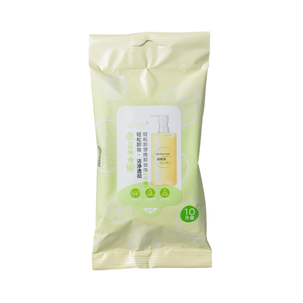 miniso名创优品轻松卸眼唇便携卸妆巾一次性面脸部化妆湿巾棉抽纸 - 图1