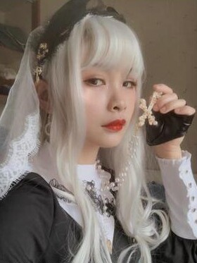 复古珍珠项链lolita少女