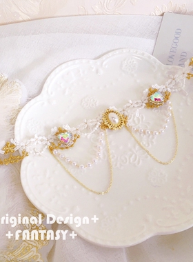原创lolita洛丽塔人鱼珍珠项链