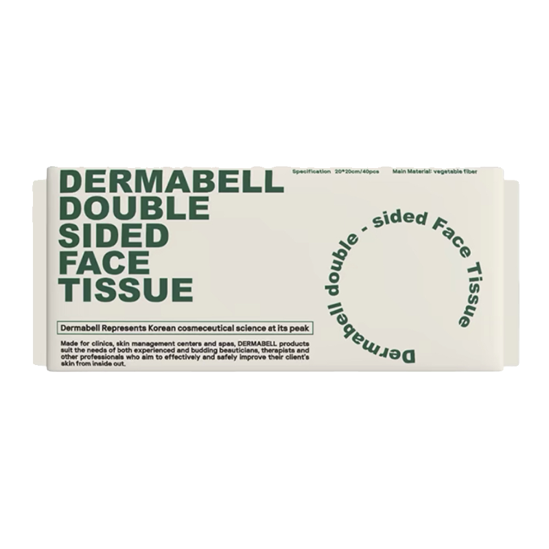 DERMABELL德玛贝尔抽取式双面洗脸巾洁面巾20*20cm/40片 - 图3