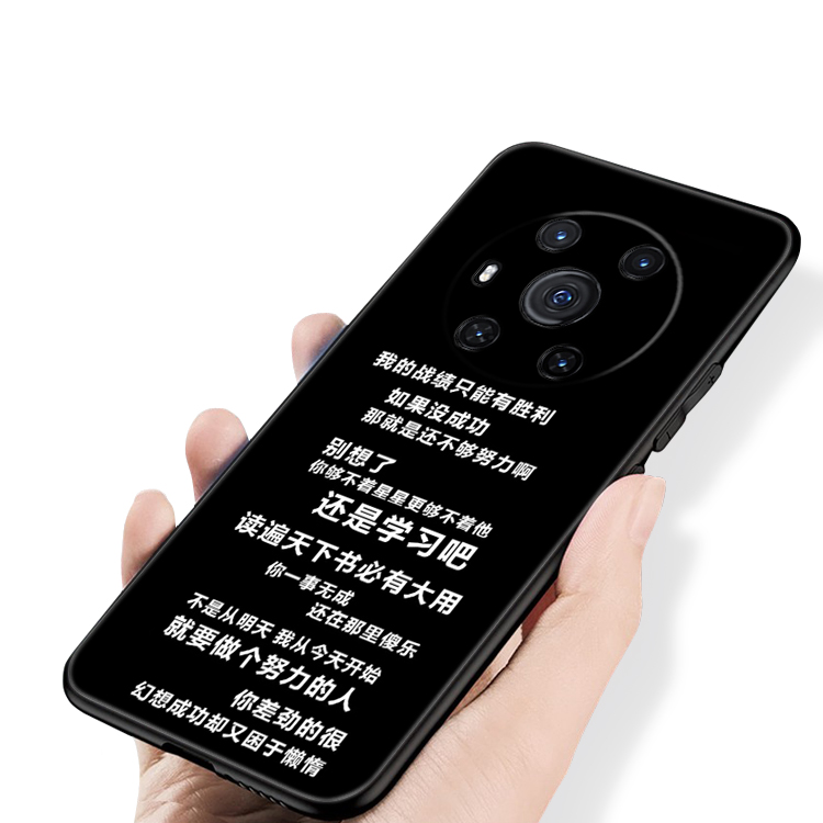 适用华为荣耀magic3/mate40/V3020pro新款励志文字潮流ins手机壳-图1