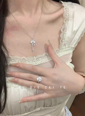 千金感钥匙项链女轻奢小众高级感