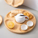 Environmentally friendly bamboo and wood food tray Jiuyi factory direct delivery