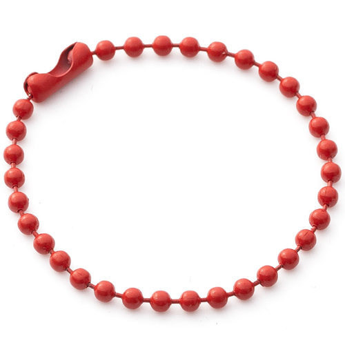 金属波珠链手工diy彩色烤漆波珠链糖果色手工材料包包饰品挂件 - 图2