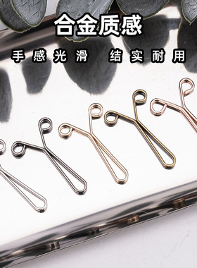 收紧u形夹子简约金银黑色服装调节钢珠夹金属裤腰固定扣收腰神器