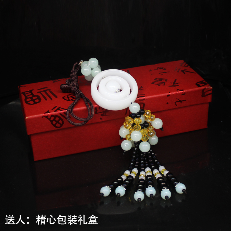 时来运转汽车挂件高档车内平安扣饰品摆件后视镜创意吊坠男女车载 - 图1
