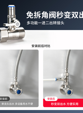自来水多通扫地机器人洗碗机通用