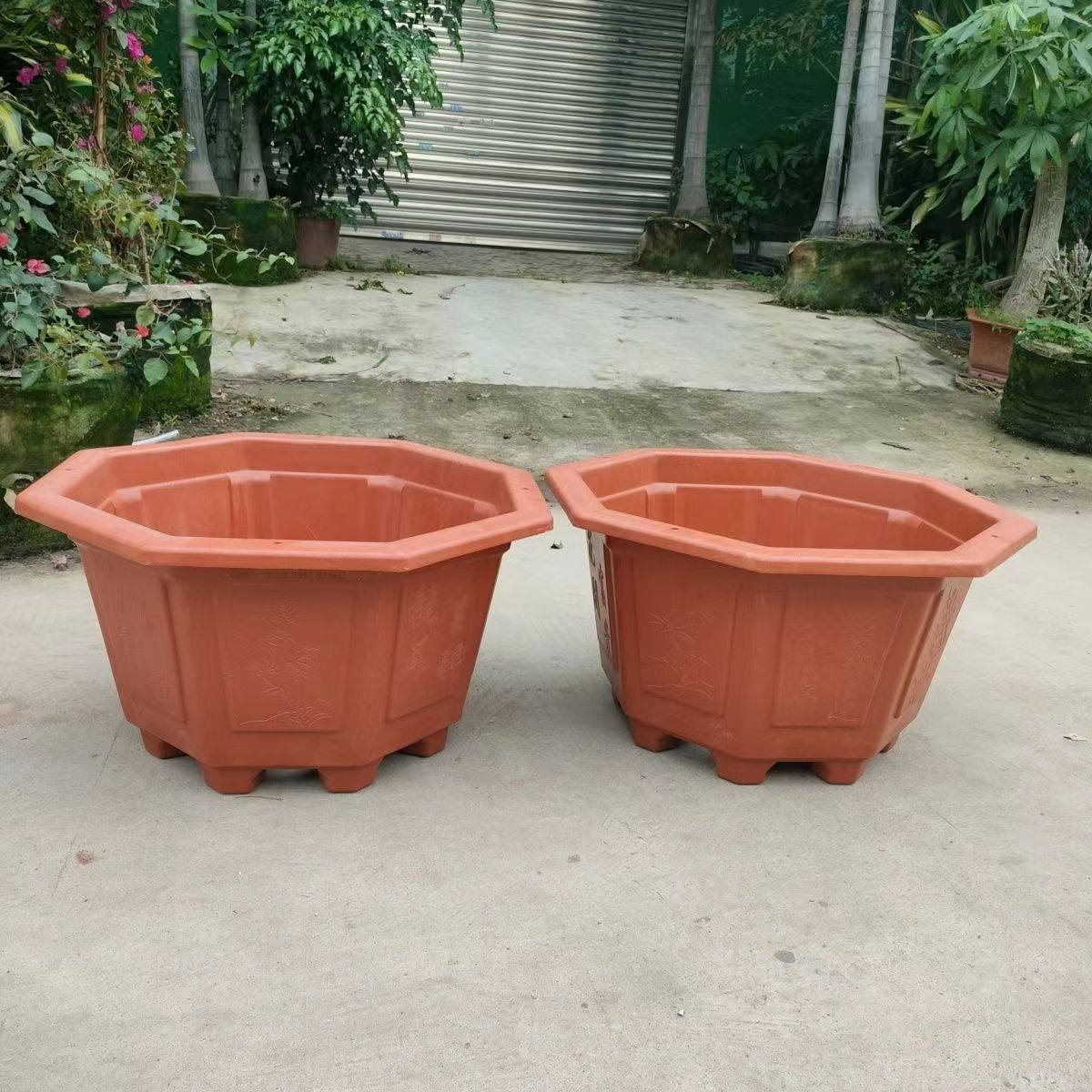 塑料花盆八角花盆加厚摔不烂硬盆庭院户外种植果树盆清仓特价处理,淘宝优惠券,粉丝福利购,淘宝优惠卷