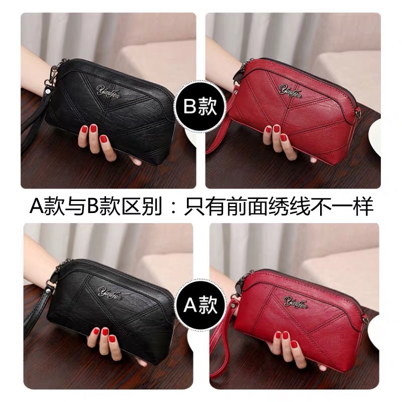 2020新款中年妈妈包婆婆手拎零钱包 阿美女包商城女士包袋