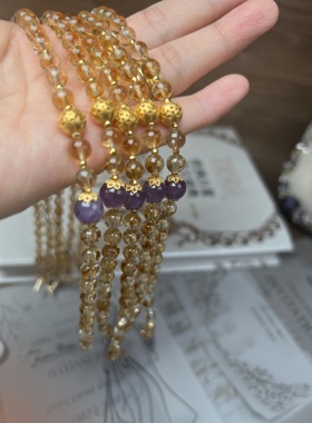 原创《晶恋》天然水晶小众唯美项链