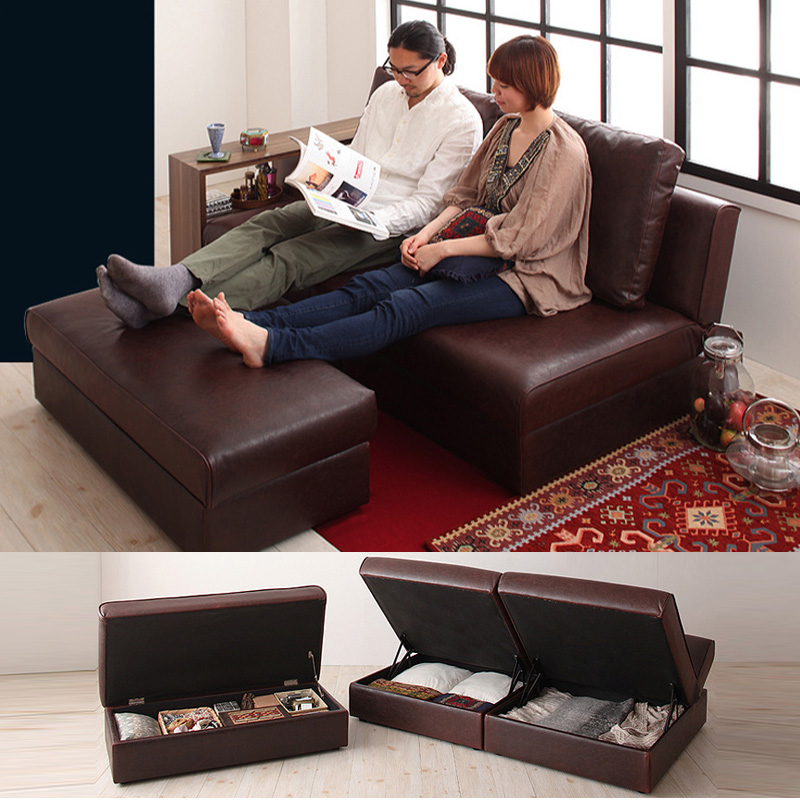 北欧沙发小户型款客厅多功能储物收纳三人位科技布沙发床折叠两用-图0