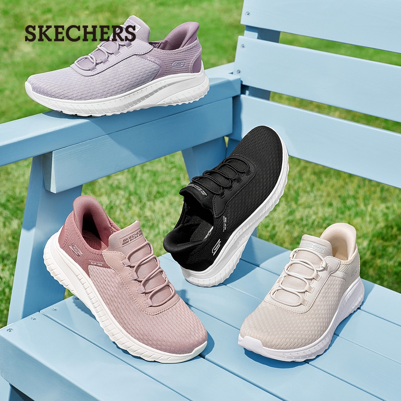 Skechers斯凯奇闪穿鞋Slip ins2024新款女鞋一脚蹬休闲鞋健步鞋 - 图3