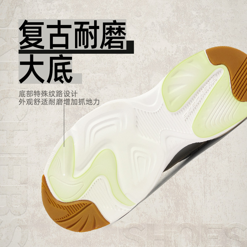 skechers秋运动鞋同款复古休闲鞋 skechers男鞋老爹鞋