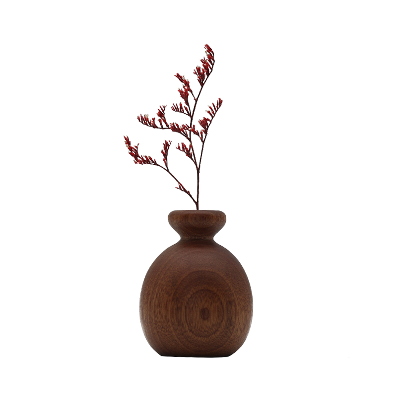 车载小花瓶精油扩香器车用实木香氛家用柜台桌面花插摆件带干花枝,淘宝优惠券,粉丝福利购,淘宝优惠卷