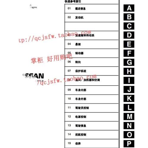 2013-2014 2016 2017-2018款途乐Y62维修手册资料电路图 - 图2