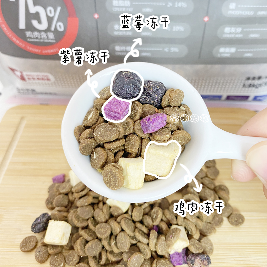 战斗天使TS600鸡肉蓝莓低敏狗粮1.5kg冷鲜粮天然冷压全价犬粮10kg - 图1