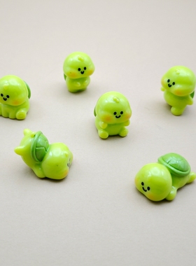 卡通可爱胖胖乌龟树脂桌面摆件