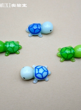 微缩景观摆件鱼缸趣味造景迷你小号海龟乌龟仿真动物公仔树脂玩偶