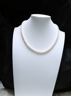 诸暨淡水珍珠双带链项链5-6mm
