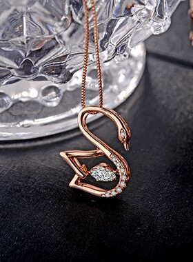 锁骨链天鹅高级感轻奢小众项链